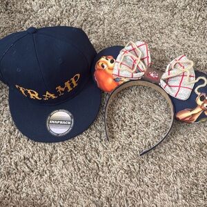 Lady & the Tramp matching ears/ hat